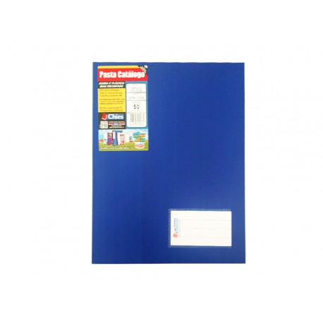 PASTA CATALOGO  50PL.006 AZUL PP.OF.PAR.