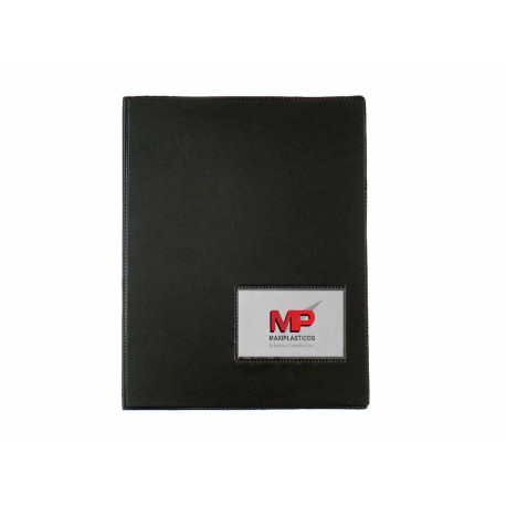 PASTA CATALOGO  50PL.006 A4 PLAST.PRETA