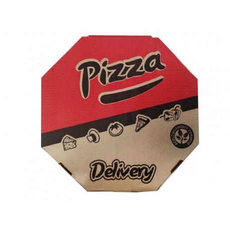 CAIXA PIZZA OITAVADA 30CM TP.PRESA C/25