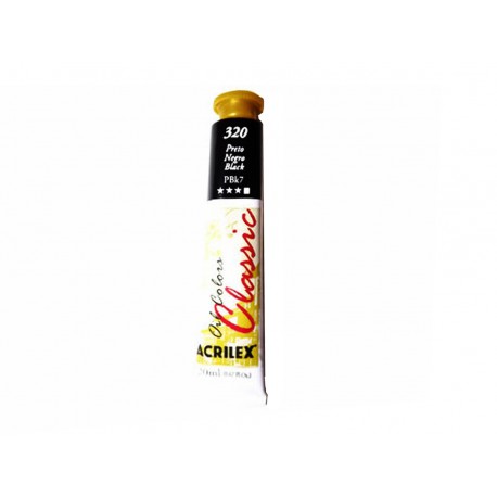 TINTA OLEO PRETO 20ML-320