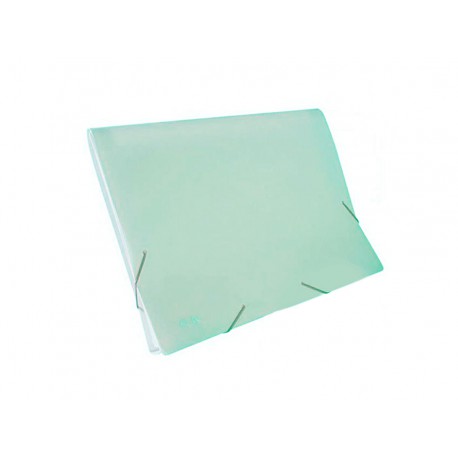 PASTA SANF.A4 12D.PP.VERDE PASTEL LOLIP