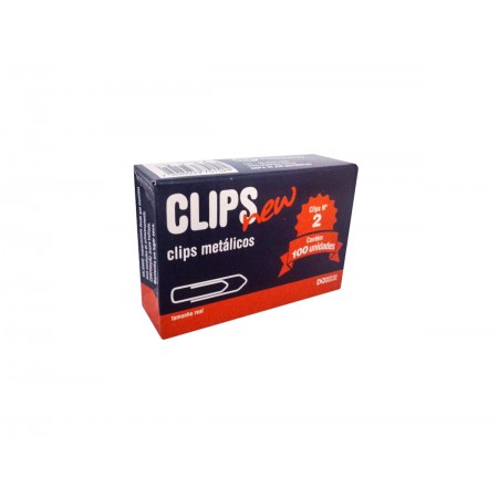 CLIPS N.  2 GALVANIZADO C/100