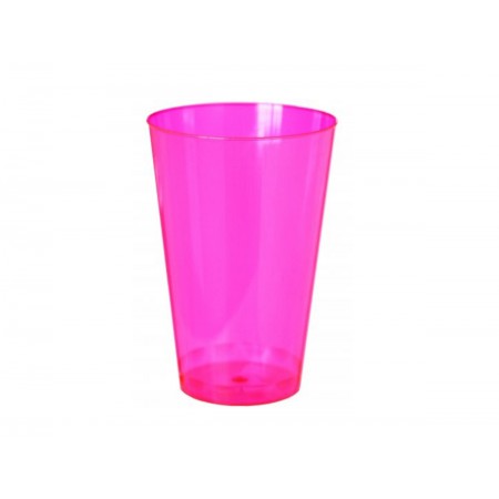 COPO ACRILICO 300ML.ROSA...