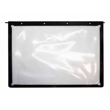 PLACA FLEXOLINE PRETA S/G A4