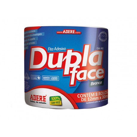 FITA DUPLA FACE  12X30 PAPEL ADERE C/8