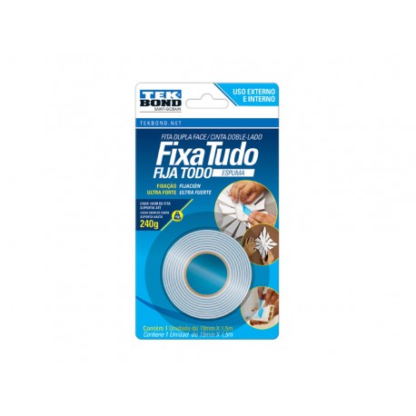 FITA DUPLA FACE ESPUMA 19MMX1,5MT.