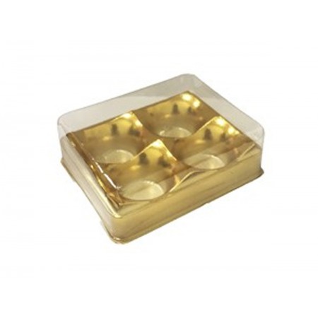 EMB.CANDY BOX OURO 4 DOCES...
