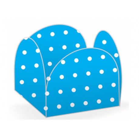 FORMINHA 4 PETALAS POA AZUL/BRANCO C/50