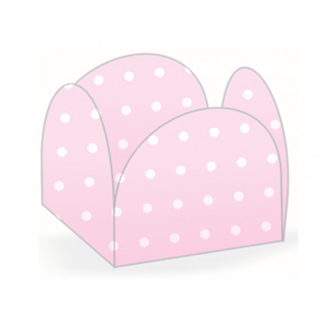 FORMINHA 4 PETALAS POA ROSA/BRANCO C/50