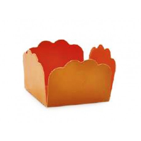 FORMINHA 4 PETALAS LARANJA C/50