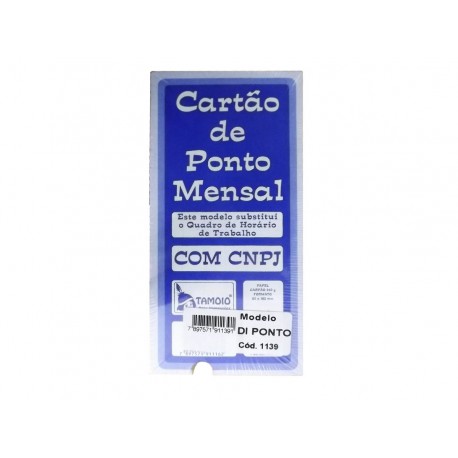 CARTAO PONTO DIPONTO C/100