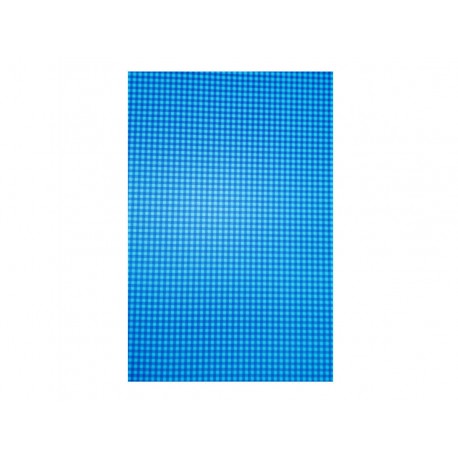 PAPEL COLOR DECORADO XADREZ AZUL 20F.
