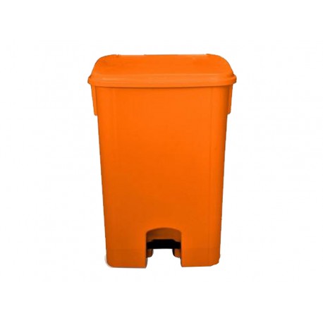 LIXEIRA  30L.LARANJA 32X42X48 PEDAL