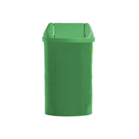 LIXEIRA  23L.PLAST.VERDE 24X61 TP.BASC.