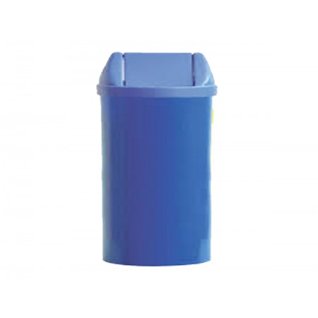 LIXEIRA  23L.PLAST.AZUL...