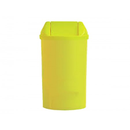 LIXEIRA  23L.PLAST.AMARELA...