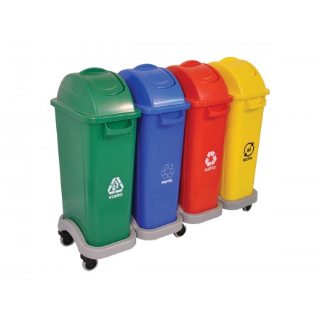 LIXEIRA SELETIVA  50L.C/4...