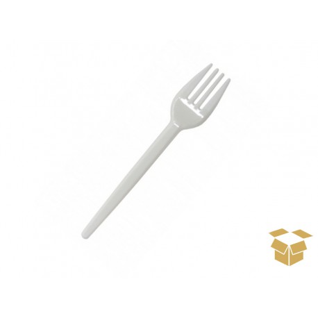 GARFO PLAST.SOBREMESA BRANCO C/1000