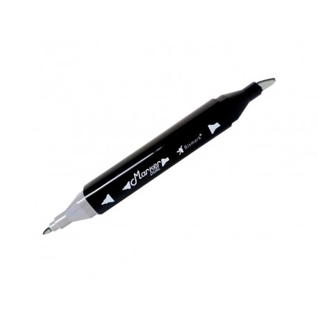 PINCEL MARCADOR 2 PONTAS CINZA CL.-CG1