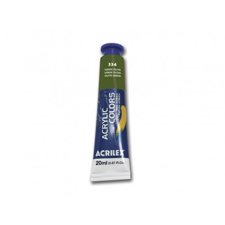 TINTA ACRYLIC COLOR VERDE OLIVA-334