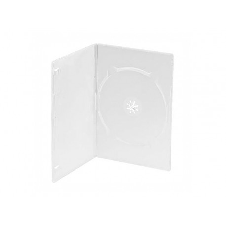 CAIXA CD/DVD PLASTICA GDE.TRANSP.-AV