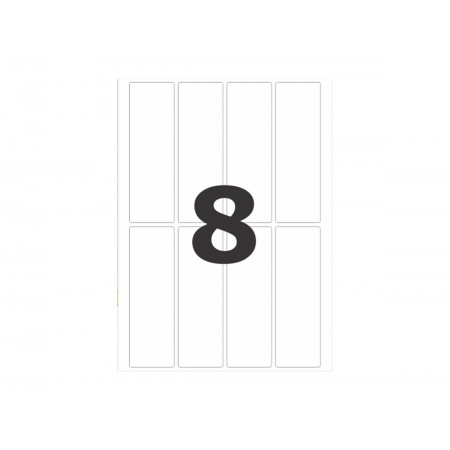 ETIQUETA  72MMX23MM BRANCA...