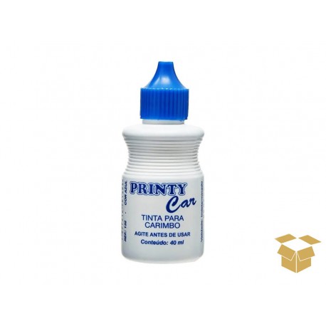 TINTA CARIMBO AZUL 40ML.C/12