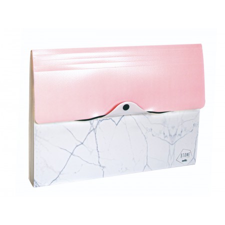 PASTA SANF.A4 12D.STONE ROSA