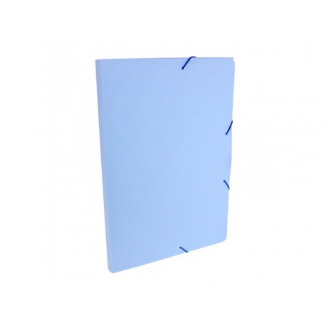 PASTA 20MM.COR AZUL PASTEL LINHO PP.