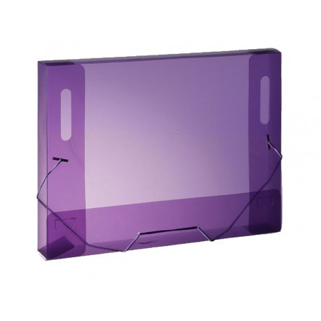 PASTA 40MM.COR LILAS PLASCONY PP.