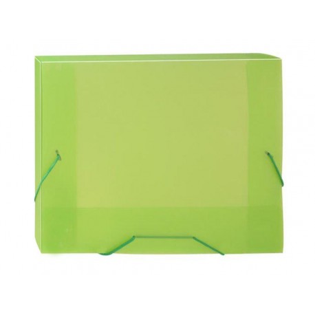 PASTA 20MM.COR VERDE TRANSLUCIDA PP.A17