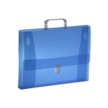 MALETA 40MM.COR AZUL TRANSLUCIDA PP.ME40