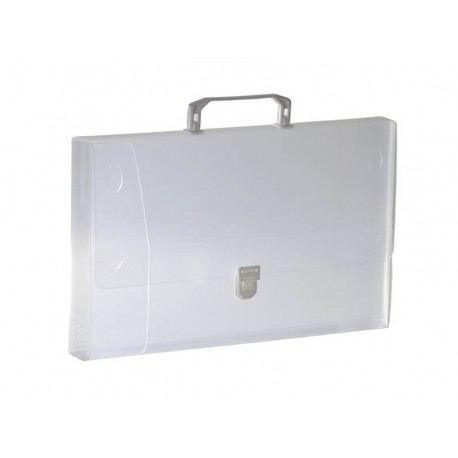 MALETA 40MM.COR TRANSPARENTE PP.MC40