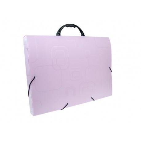 MALETA 40MM.COR ROSA PASTEL PP