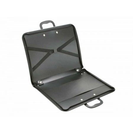 MALETA A3 40MM.PRETA PVC...