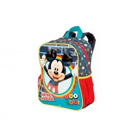 MOCHILA MICKEY VM/PT. 40CM.1D.