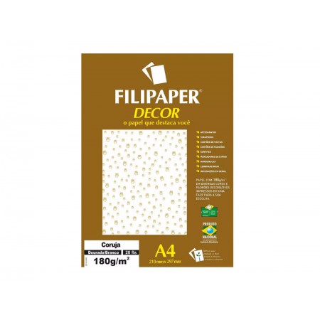 PAPEL COLOR DECORADO CORUJA...