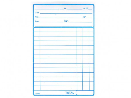 BLOCO NOTA NEUTRA 1/36 2 VIAS 25JOGOS-AV