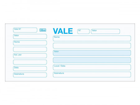 VALE ADIANTAMENTO C/CANHOTO...