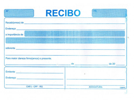 RECIBO COMERCIAL S/CANHOTO 50F.BLOCO