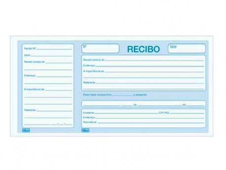 RECIBO COMERCIAL C/CANHOTO 50F.