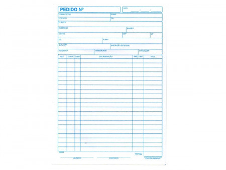 BLOCO PEDIDO 1/18 2 VIAS...