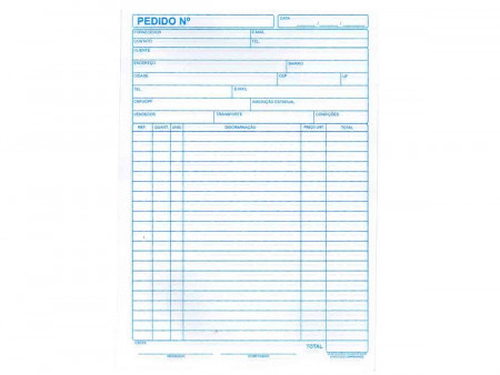 BLOCO PEDIDO 1/18 2 VIAS...