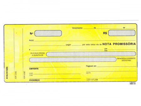 BLOCO NOTA PROMISSORIA...