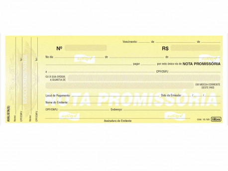 BLOCO NOTA PROMISSORIA 50F.TILIBRA