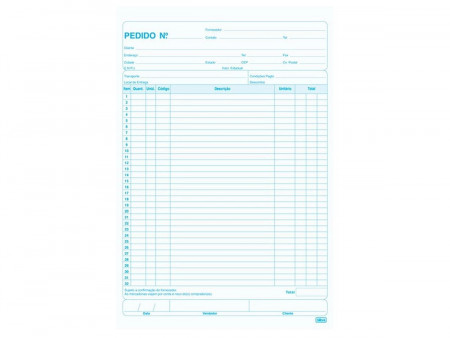 BLOCO PEDIDO 1/18 3 VIAS 24...