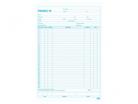 BLOCO PEDIDO 1/18 3 VIAS 24 JOGOS  C/20