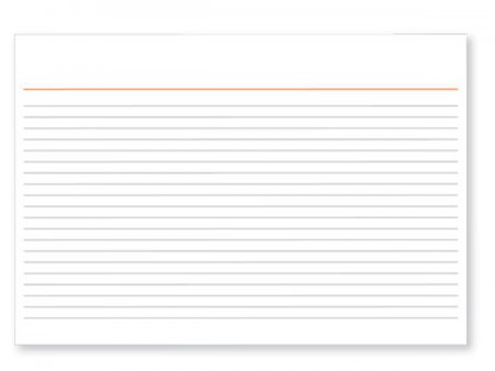 FICHA 6"X9" PAUTADA N.4...