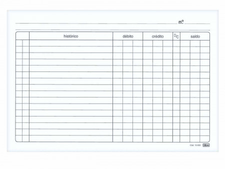 FICHA 5"X8" CONTA CORRENTE...