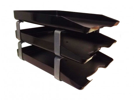 BANDEJA CORRESP.TRIPLA PRETA FIXA